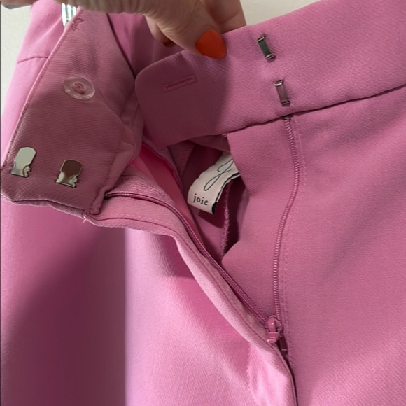 Joie Pink wide leg Pants Size 12 - Picture 3 of 6